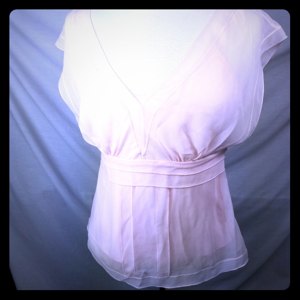 Banana Republic silk sheer top